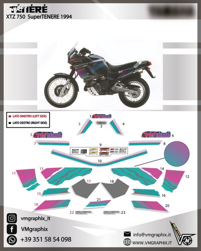 Glitter xtz 750 supertenere - xtz,