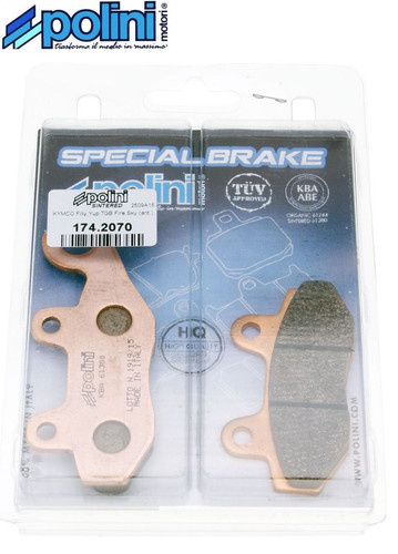 Set brake pads polini - of,