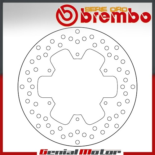 Brake disc fixed brembo oro - brake,