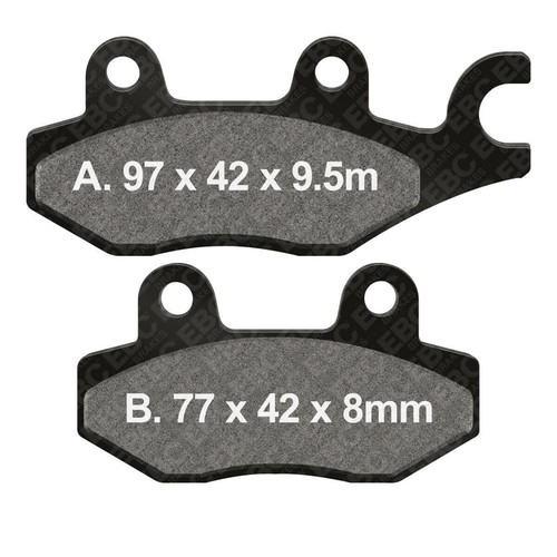 Pair pads ebc fa165 2r - pair,