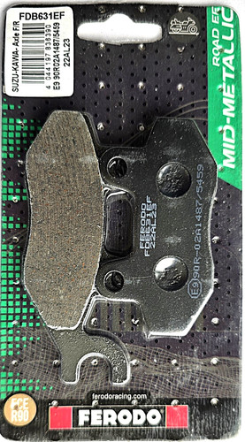 Front brake pads - front, ferodo