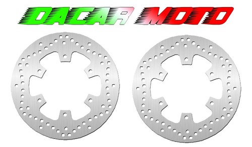 Pair front brake - discs, yamaha